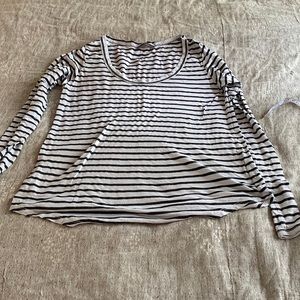 Velvet brand long sleeve cotton tee